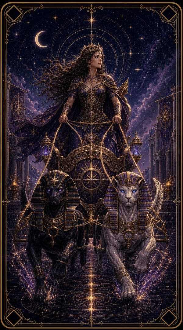 The Chariot tarot card