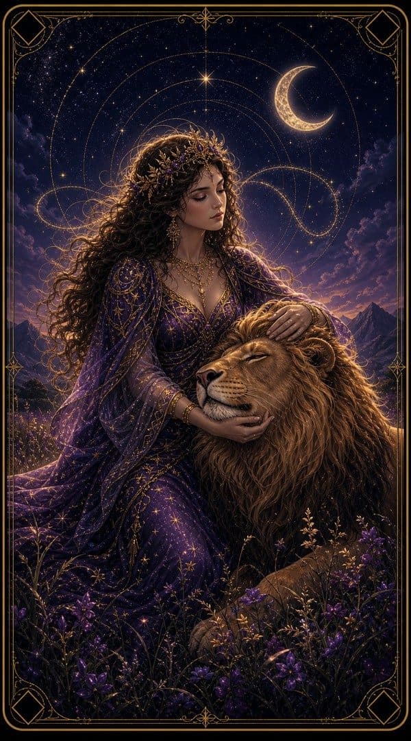 Strength tarot card